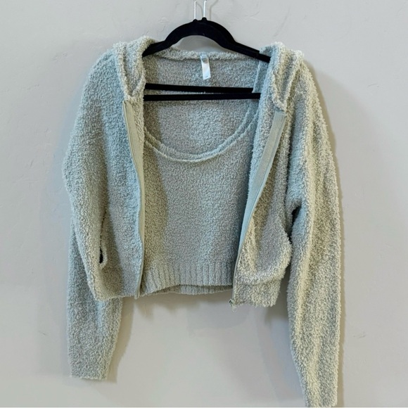 Skims Cozy Knit Bundle- Tank and Hoodie Full Zip Jacket. Sz Small - Picture 3 of 11